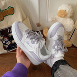 Advbridge All-Match Small White Shoes Casual Female Sneakers Women Shallow Mouth Round Toe Clogs Platform Flats Breathable Summer Creepers