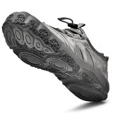 Advbridge Summer Men's Mesh Hiking Shoes Breathable Anti-Slip Climbing Wading Shoes Outdoor Running Sneakers Leisure Walking Footwear