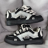 Advbridge Men Chunky Sneakers Brand Design Men's Casual Sneakers Thick Sole Mans Skateboarding Shoes