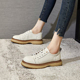 Advbridge Platforms Women's Shoes Trend Authentic Leather Luxury Designer Shoes Ladies Pumps Loafers Elegant Sneakers Medium Heels