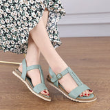 Advbridge Summer Shoes Women Sandals Flat Beach Sandals Fashion Ladies Summer Holiday Shoes Non-slip Thick Sole A4378