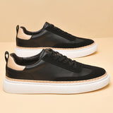 Advbridge Genuine Leather Mens Casual Shoes New Fashion Mens Sneakers Lightweight Walking Shoes Leisure Male Outdoor Shoes Tenis Masculino