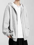 Advbridge Spring New Men Solid Color Street Sweatshirt  Cycling Basketball Simplicity Jacket neutral Collar Hoodie Sport Coats Trendy 2023
