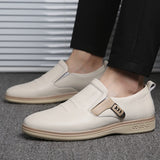 Advbridge New Arrival Genuine Leather Shoes Men Casual Shoes Cow Leather Brand Male Footwear Soft Comfortable Flat Man Business Shoes 4804