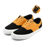 Advbridge Suede Leather Casual Shoe for Men Yellow Sneakers Lace-up Walking Shos for Teenager Light Rubber Outsole