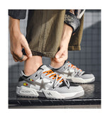 Advbridge New Casual Shoes Sneakers Fashion Sports Running Breathable Flat Shoes Trend Elastic Tennis Shoes Non-slip Male Shoes