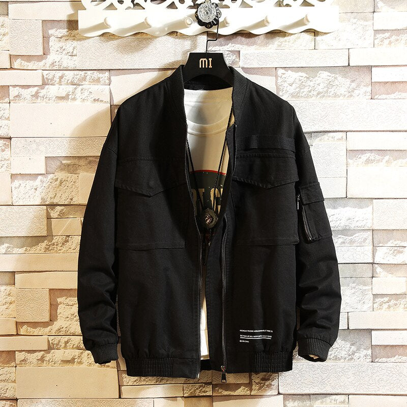 Advbridge Casual Black Green Jackets For Men's Baseball Uniform Bomber 2023 Spring Autumn Fashion Clothing Oversize 4XL 5XL