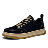 Advridge Fashion Leather Mens Sneakers Business Formal Shoes Soft Men Casual Shoes Outdoor Men Skate Shoes British Style Vulcanize Shoes