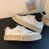 Advbridge Kawaii Platform Women's Sneakers Korean New Canvas Running Shoes Casual Sports Vulcanize Basket Flat Tennis Lolita