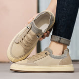 Advridge New Style Men Sneakers Ourdoor Skateboard Shoes Comfortable Light Casual Shoes Fashion Leisure Walk Flat Lace-Up Vulcanize Shoes