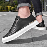 Advbridge Luxury White Men's Casual shoes High Quality Lace-up outdoor flats Genuine Leather man Sneakers Brand Black Designers Footwear