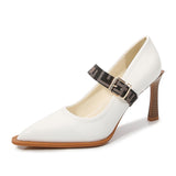 Advbridge New European and American Retro Style with Temperament High Heels Pointed Patent Leather Stiletto Fashion Women's Shoes