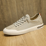 Advbridge Fashion Men's Casual Leather Soft Sports Man Shoes Designer Lightweight Sneakers Male Lace Up Walking Flat Shoes for Man