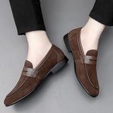Advbridge For Men Comfortable Loafers Men's Shoes Leather Men Casual Shoes Hot Sale Mens Slip on Shoes Classic for Men Driving Shoes