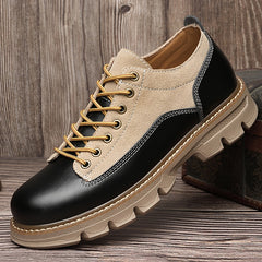 Advbridge Fashion Men Causal Boots Luxury British Premium Men shoes High-end Leather Handmade Dress Boots Quality Platform Leather Shoes