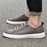 Advbridge Genuine Leather Men Shoes Luxury Brand England Trend Casual Shoes Men Sneakers Breathable Leisure Male Footwear Chaussure Homme