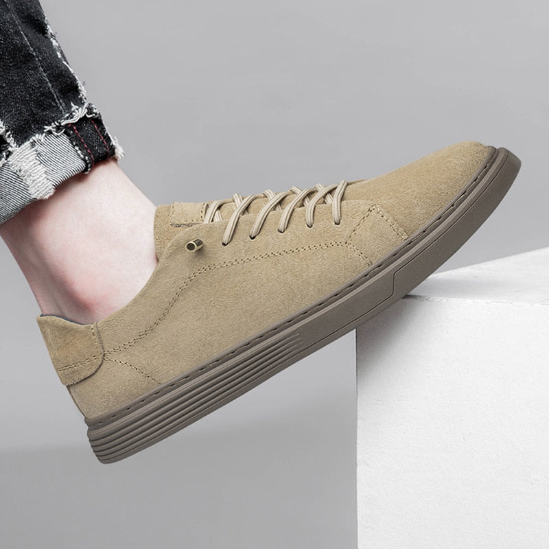 Advbridge All-match Mens Sneakers Fashion Leather Men's Vulcanize Shoes New Arrival Men Casual Shoes Male Comfortable Driving Shoe