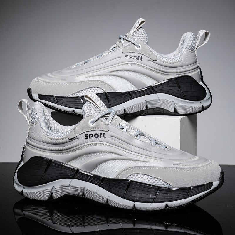 Advbridge Mixed Colors Men Causal Shoes Black Sneakers Male Summer Men Casual High Gang Shoes Fashion Breathable White Tenis Masculin