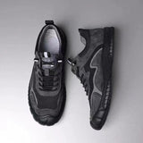 Advbridge Fashion Mens Casual Shoes Classic Breathable Sneakers Shoes for Men Shoes Suede Leather Designers Male Work Sports Driving Shoes