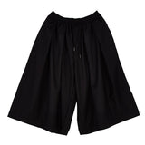 Advbridge Men Summer Streetwear Hip Hop Punk Gothic Loose Casual Skirt Shorts Male Oversize Fashion Kimono Wide Leg Harem Shorts Trousers