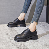Advbridge Pumps Luxury Designer Shoes Ladies Platforms Black Heels Elegant Medium Heel Women's Shoes Trend Wedges Leather Loafers New