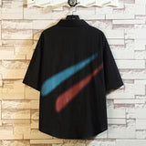 Advbridge New Men's Short Sleeve Shirts Korean Style Shirt Fashion Summer Man Casual Blouses Large Size Male Tops