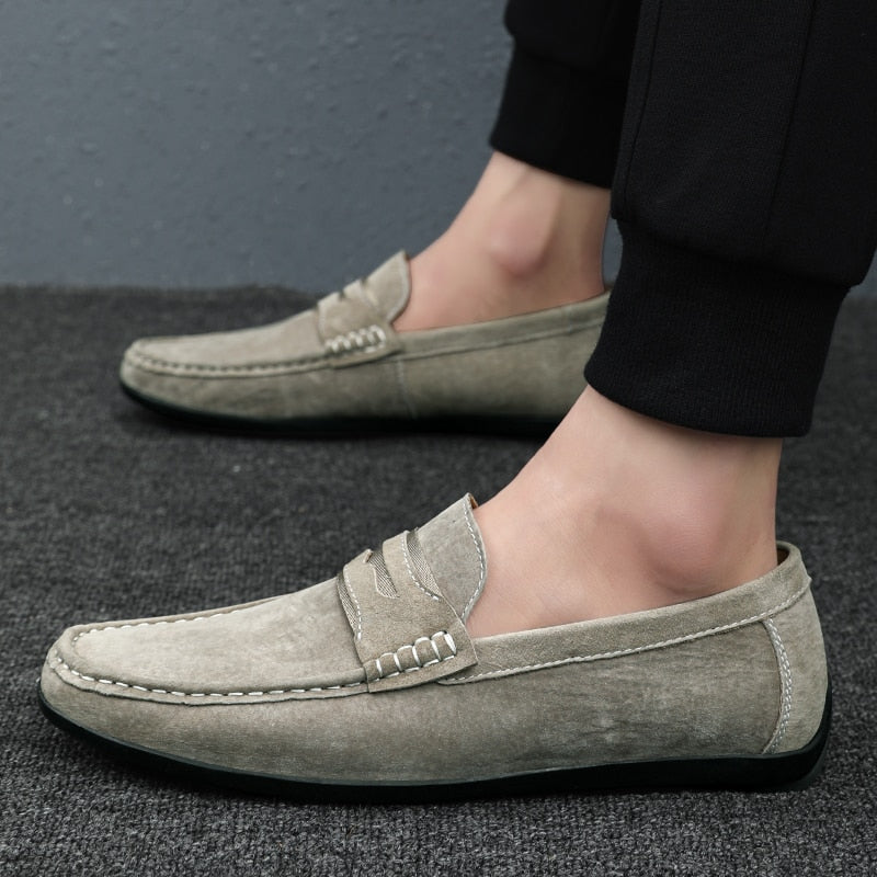 Advbridge New Lofer Shoes Man Fashion Men's Breathable Casual Shoes Men Casual Summer Driving Shoes Handmade Luxe Mens Slip on Shoes