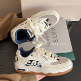 Advbridge  Platform Sneakers Women INS Brand Spring Autumn Lace Up Woman Flats Shoes Sneakers Casual Ladies Vulcanized Shoes Female