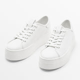Advbridge New Arrival Fashion White Shoes Platform Casual Sneakers Shoes Women