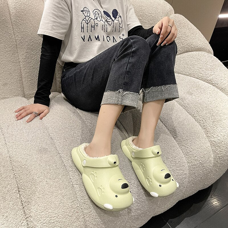 Advbridge Female Shoes Low Slippers Soft Lady Luxury Slides 2022 Comfort Girl Massage Flat Designer PU Basic Fretwork Rubber  Shoes Women