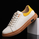 Advbridge New Spring Autumn Men Sneakers All-match White Fashion Skate Shoes Personality Color Matching Men's Vulcanize Shoes Casual Shoes