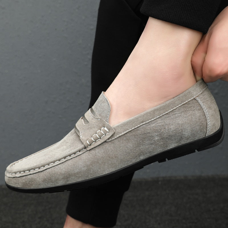 Advbridge New Lofer Shoes Man Fashion Men's Breathable Casual Shoes Men Casual Summer Driving Shoes Handmade Luxe Mens Slip on Shoes