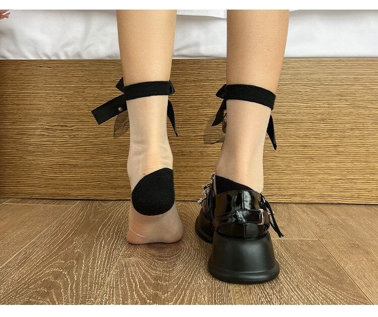 Advbridge Mary Jane Shoes PU Leather Shoes Women's Summer High-end New Temperament Thick Heel Thick Sole Shoes Zapatos De Mujer