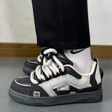 Advbridge Men Chunky Sneakers Brand Design Men's Casual Sneakers Thick Sole Mans Skateboarding Shoes