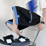 Advbridge Men's Pants Fashion Cargo Shorts Harajuku Sweatpants Patchwork Lose Trunks For Men