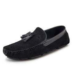 Advbridge Summer Fashion suede loafers mens Soft Bottom Casual shoes Breathable all-match boat shoes Lightweight driving flats Mocasins