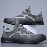 Advbridge Fashion Mens Casual Shoes Classic Breathable Sneakers Shoes for Men Shoes Suede Leather Designers Male Work Sports Driving Shoes