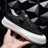 Advbridge Ice Silk Canvas Comfortable Outdoor Round Toe Men's Shoes Autumn New Mens Casual Shoes Fashion Breathable Non-slip Sneakers