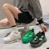 Advbridge Platform White Sneakers For Women Chunky Shoes Brand Fashion Walking Trainers Casual Shoes Woman Dad Shoes  Spring