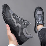 Advbridge Fashion Mens Casual Shoes Classic Breathable Sneakers Shoes for Men Shoes Suede Leather Designers Male Work Sports Driving Shoes