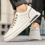 Advbridge Comfy Mens Sneakers New Casual Shoes for Men Lightweight  Mens Skateboard Shoes Fashion Male Leather Gents Shoes Leisure Walk
