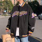 Advbridge New Spring Thin Light Letter Embroid Women's Oversize Varsity Jacket Unisex Men Baseball Bomber Coat Couple Streetwear Hip Hop