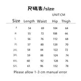 Advbridge Mens Patchwork Color Denim Shorts Streetwear Bermuda Male Multi-Pockets Casual Half Jean Summer Fashion Cargo Shorts Men