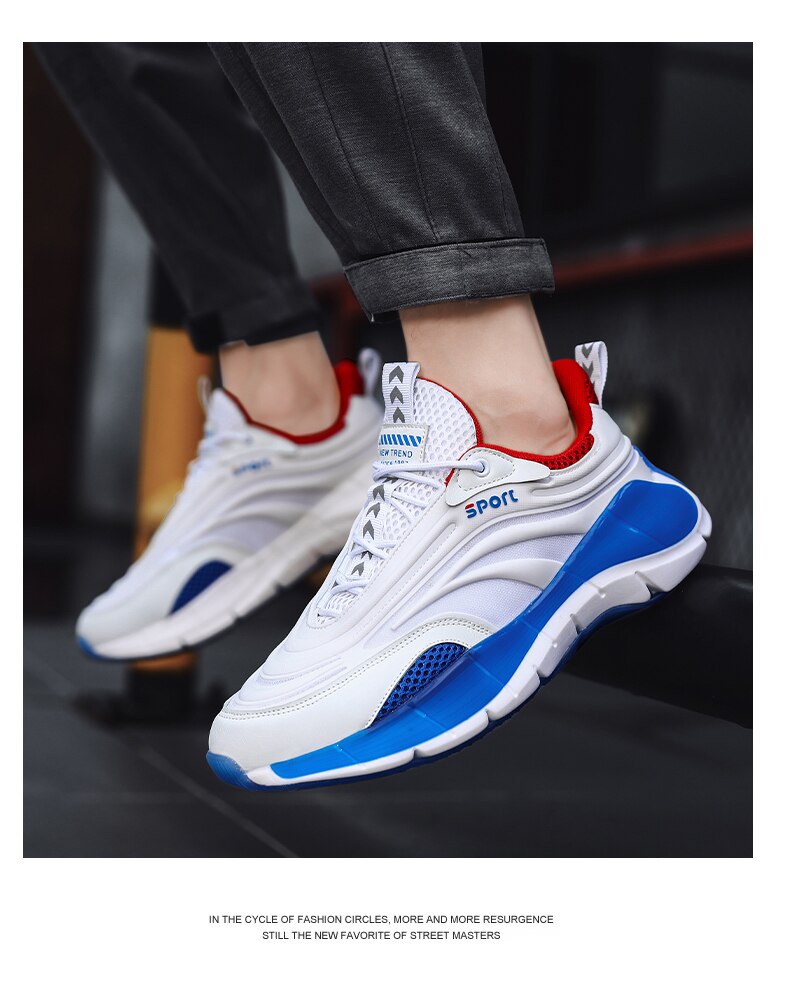 Advbridge Mixed Colors Men Causal Shoes Black Sneakers Male Summer Men Casual High Gang Shoes Fashion Breathable White Tenis Masculin