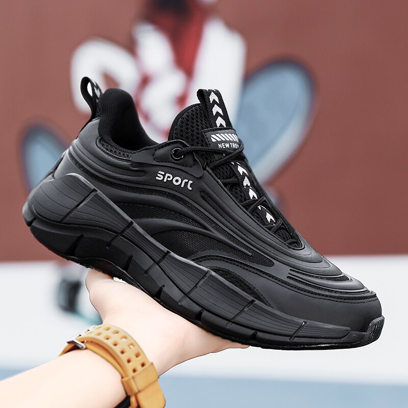 Advbridge Mixed Colors Men Causal Shoes Black Sneakers Male Summer Men Casual High Gang Shoes Fashion Breathable White Tenis Masculin
