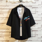 Advbridge New Men's Short Sleeve Shirts Korean Style Shirt Fashion Summer Man Casual Blouses Large Size Male Tops
