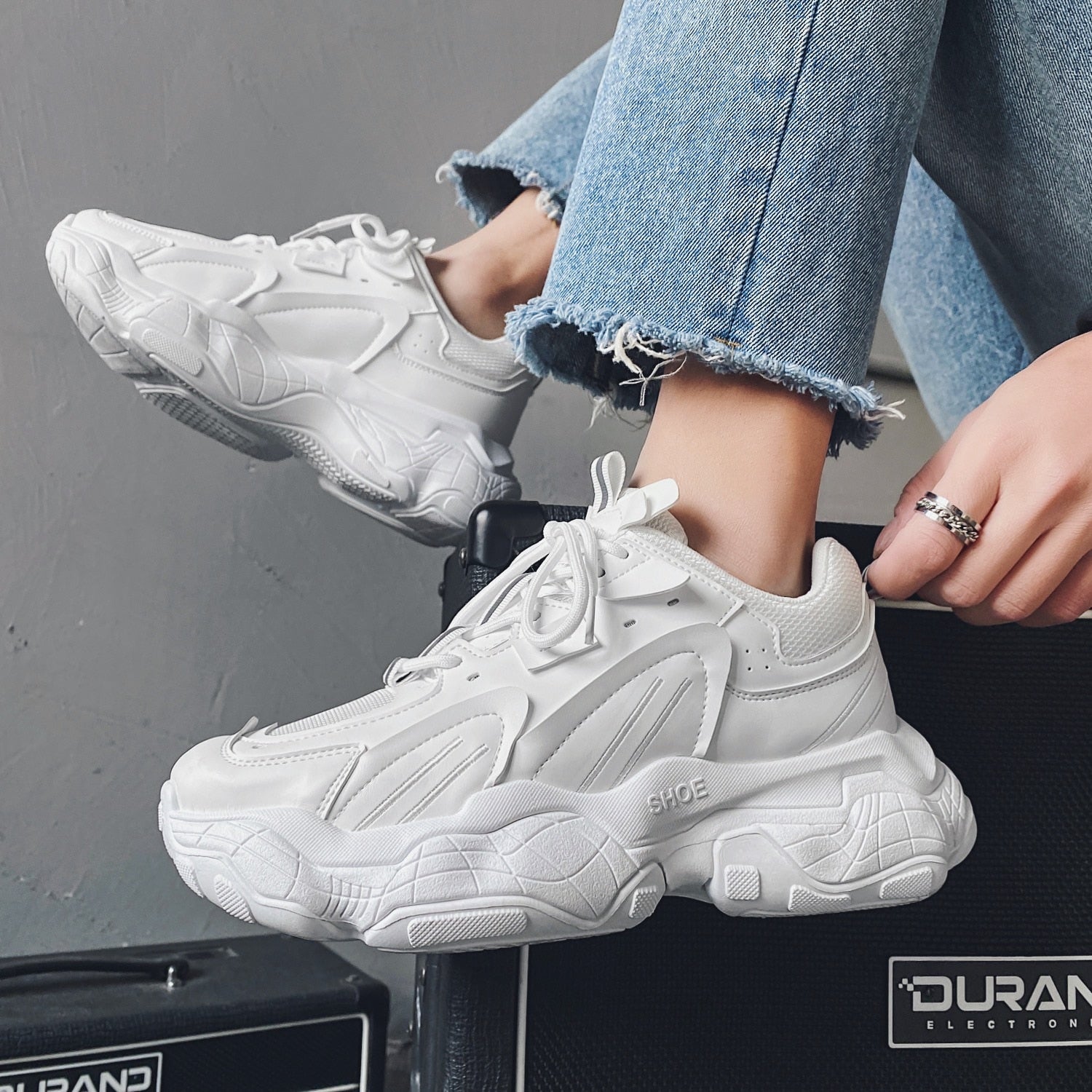 Advbridge Autumn Men Platform Sneakers Mesh Breathable Chunky Shoes Male Trainers Outdoor Lace Up Sports Shoes Walking Footwear
