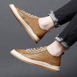 Advbridge High-quality First Layer Cowhide Outsole Shoes Summer New Men's Casual Shoes Fashion Comfortable Non-slip Business Leather Shoes