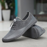Advbridge Breathable Mesh Shoes Men Summer Casual Sneakers Non-Slip Outdoor Hiking Shoes Hollow Out Mens Loafers Lightweight Beach Sandals