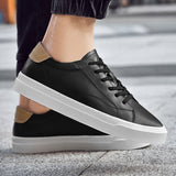 Advbridge Fashion Outdoor Leisure Shoes Genuine Leather Mens Shoes Luxury Brand Sneakers New Skateboarding All-Match Comfortable Footwear